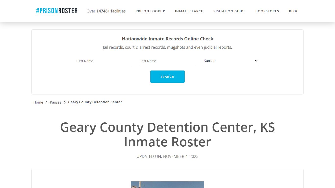 Geary County Detention Center, KS Inmate Roster - Prisonroster